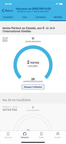 Consulte ton utilisation