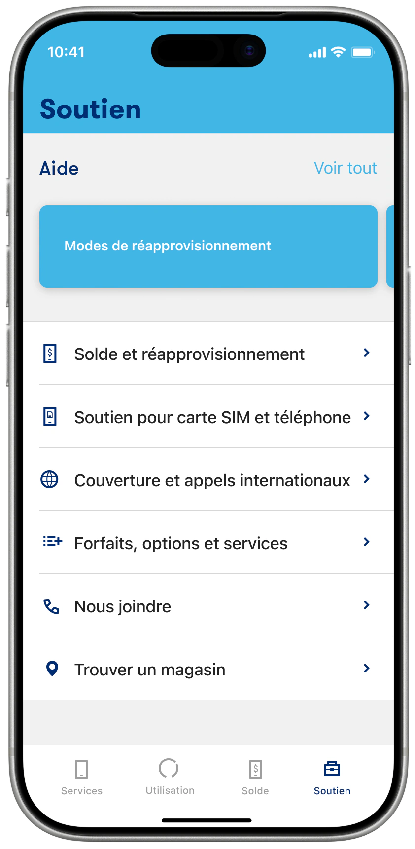 Renseigne-toi sur <br>nos services
